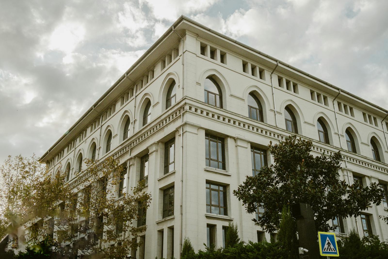 Neoclassical institutional building facade representing long-term stewardship